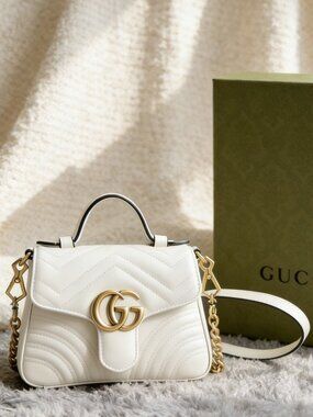 Gucci GG Marmont Mini Top Handle Bag